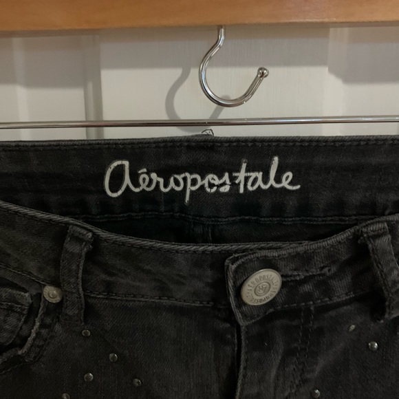 Aeropostale Studded Black Jeans - Picture 2 of 3
